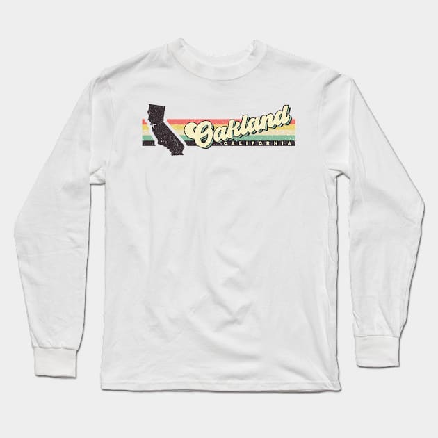 Oakland California city Long Sleeve T-Shirt by SerenityByAlex